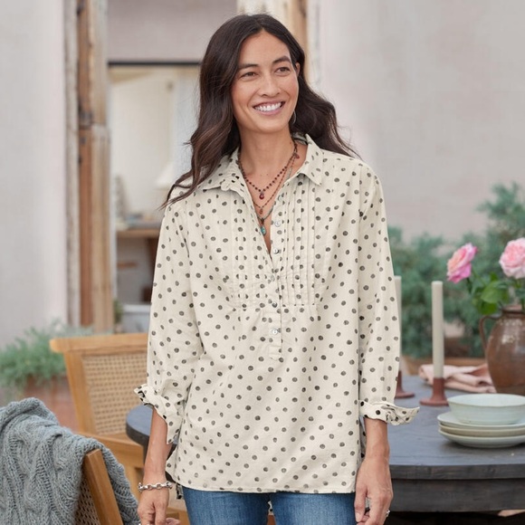 Lizbeth Joy Tunic By Sundance Woman’s Size Petite Large. - Picture 1 of 14